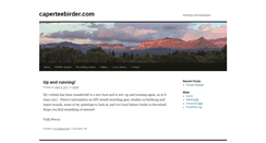 Desktop Screenshot of caperteebirder.com